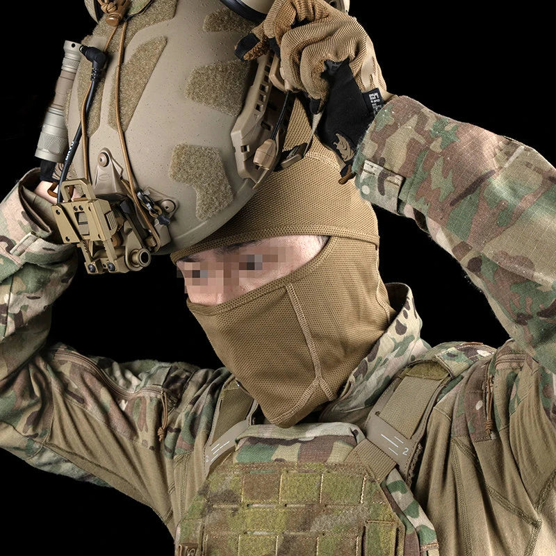 Medieval Style Full Face Mask Knight Headgear Motocross Riding Scarf Airsoft Head Cover Elastic Sunscreen Outdoor Sports Scarfs