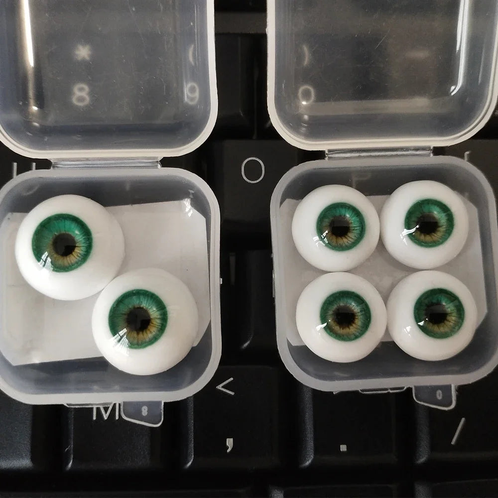 Doll's Eyes 12/14/16/18mm Plaster Eyeball for 1/3 1/4 1/6 Bjd Doll Diy Girl Toys Handmade Dress Up Play House Doll Accessories