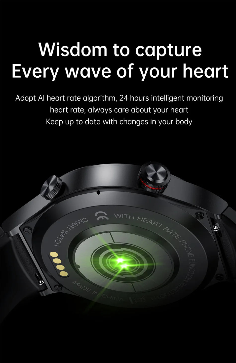 GPS Sports Smartwatch Men Health Monitoring With Heart Rate ECG + PPG 100+ Sports Modes NFC 2026 New Bluetooth Call Smart Watch