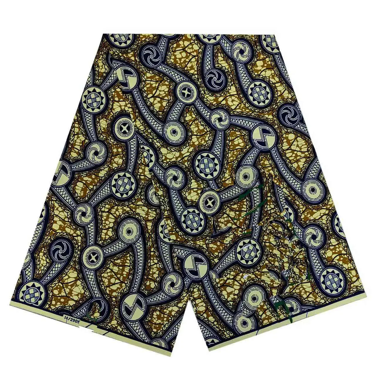 2024 NEW Original Wax High Quality Africain Print Wax Fabric Tissue Wax 100% Cotton 6 yards a pieces for women dress