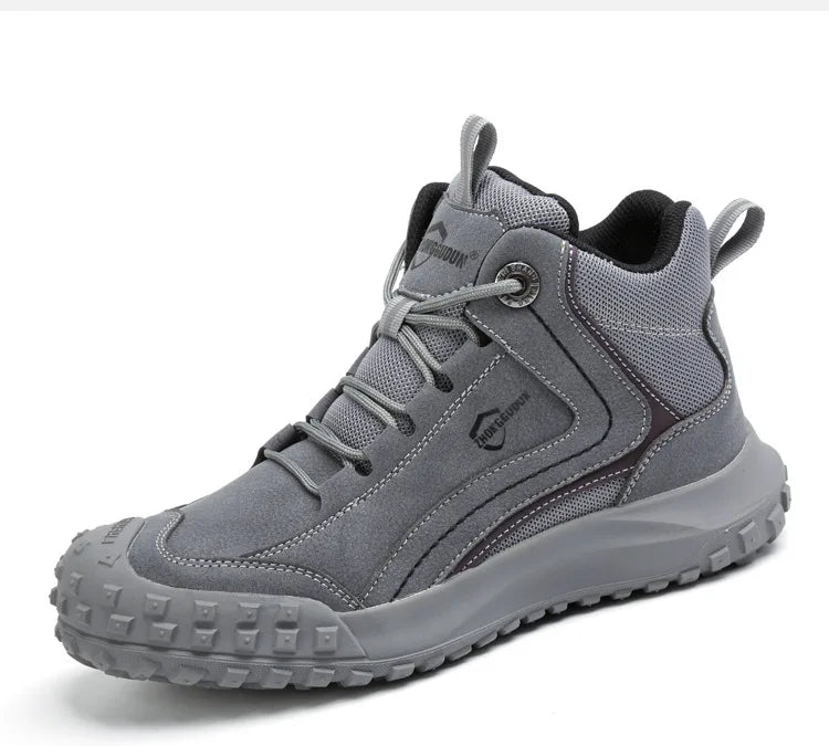 Autumn Winter New Work Safety Boots For Men Designer Work Sneakers Anti-puncture Security Shoes Work Boots Indestructible Shoes