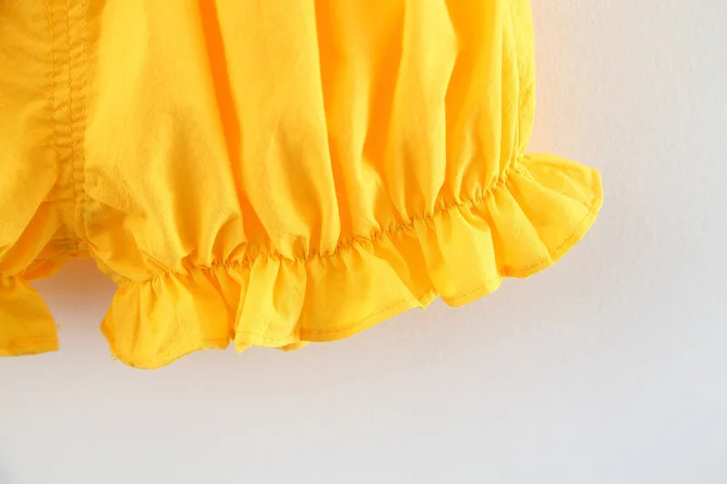 New Two-Piece Halter Strawberry Print Polka Dot Bloomers For Baby Girls Casual Summer Two-Piece Sweet Princess Dress