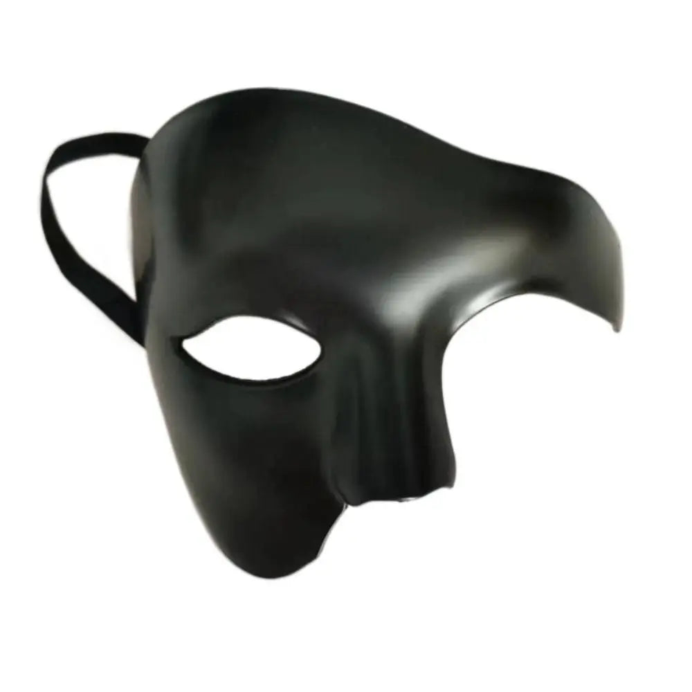 High Quality Plastic Masquerade Cosplay Masks Lightweight Durable Phantom Half Face Mask Thickened Carnival Costume Props
