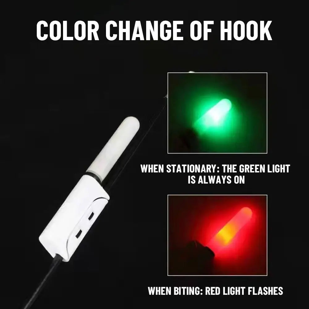 5pcs 425 Battery Fishing Electronic Rod Luminous Stick Light LED Removable Waterproof Float Tackle Night Tackle Plastic