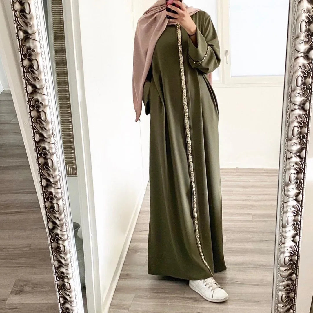 Eid Muslim Dress for Women Ramadan Jalabiya Party Long Dresses Abaya Long Robe Morocco Dubai Abayas Kaftan Islam Vestidos Largos