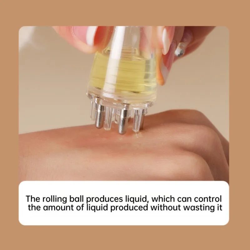 6ml Scalp Applicator, Mini Head Massager, Roll-On Brush, Hair Growth Oil Applicator, Massage Comb