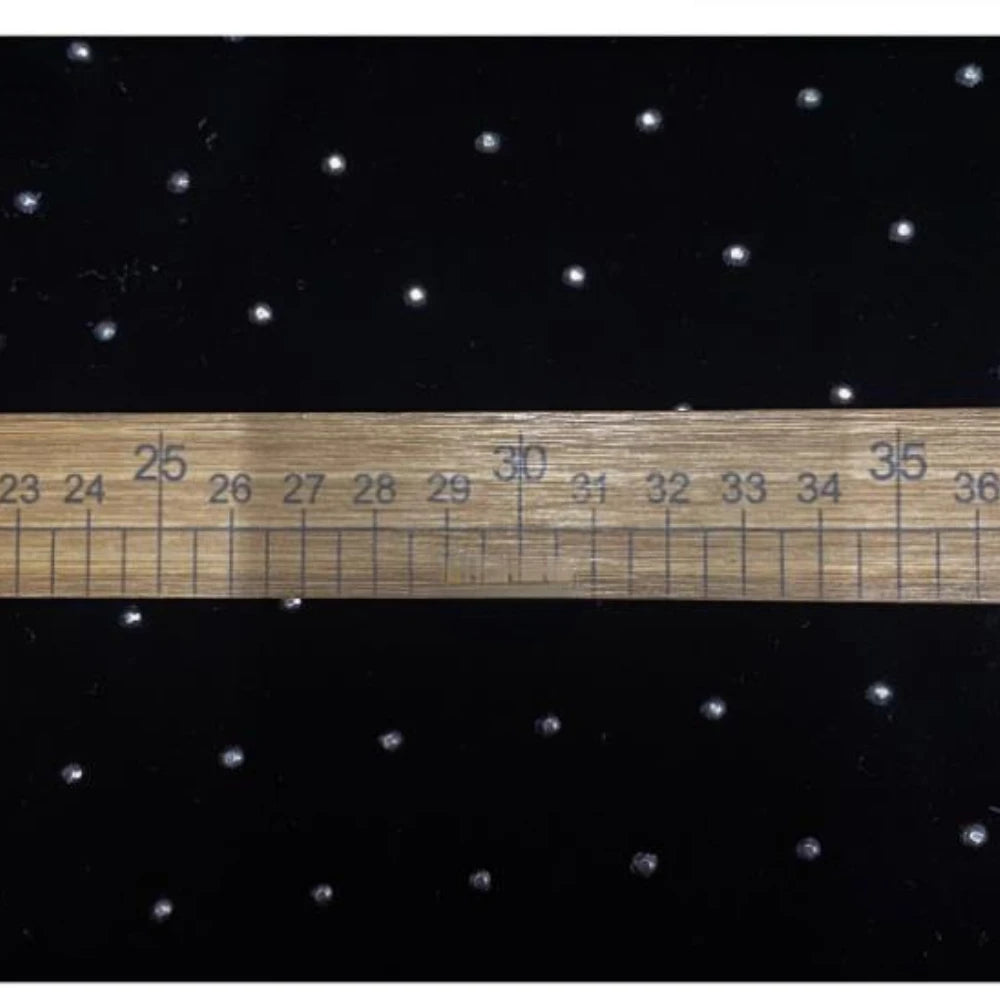 100 * 155cm High-Grade Elastic Gold Velvet Fabric Hot Drilling Light Diamond Cheongsam Dress Sports Suit Fabric by Meter
