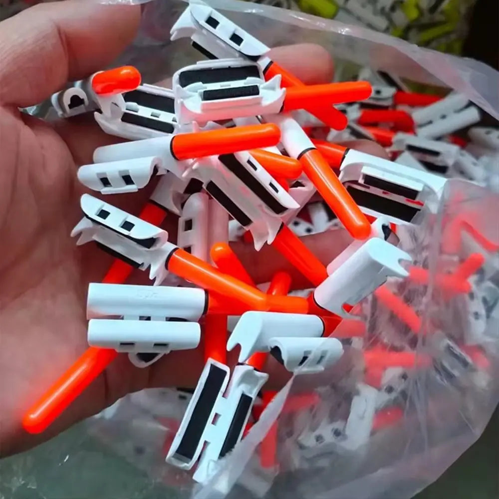 5pcs 425 Battery Fishing Electronic Rod Luminous Stick Light LED Removable Waterproof Float Tackle Night Tackle Plastic
