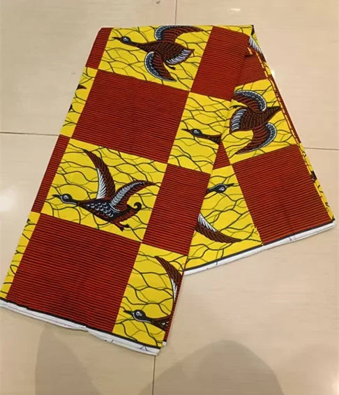 2024 NEW Original Wax High Quality Africain Print Wax Fabric Tissue Wax 100% Cotton 6 yards a pieces for women dress